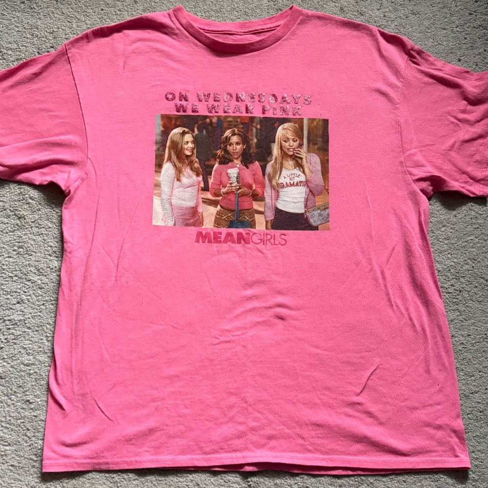 Mean Girls Pink Graphic Tee - Picture 1 of 7